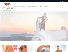 Tablet Screenshot of joywestcollection.com